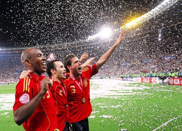 Senna played an important role in Spain's EURO 2008 triumph